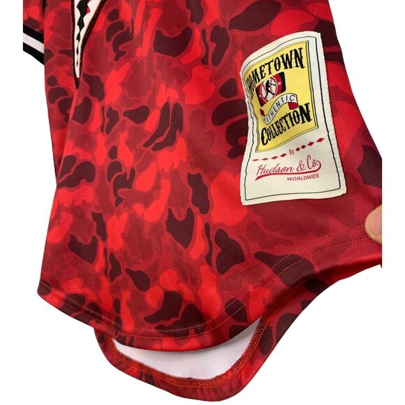 Hudson & Co Hometown Collection Kill Ape Camo Print Jersey M Red $ 7617 Street - Picture 11 of 13